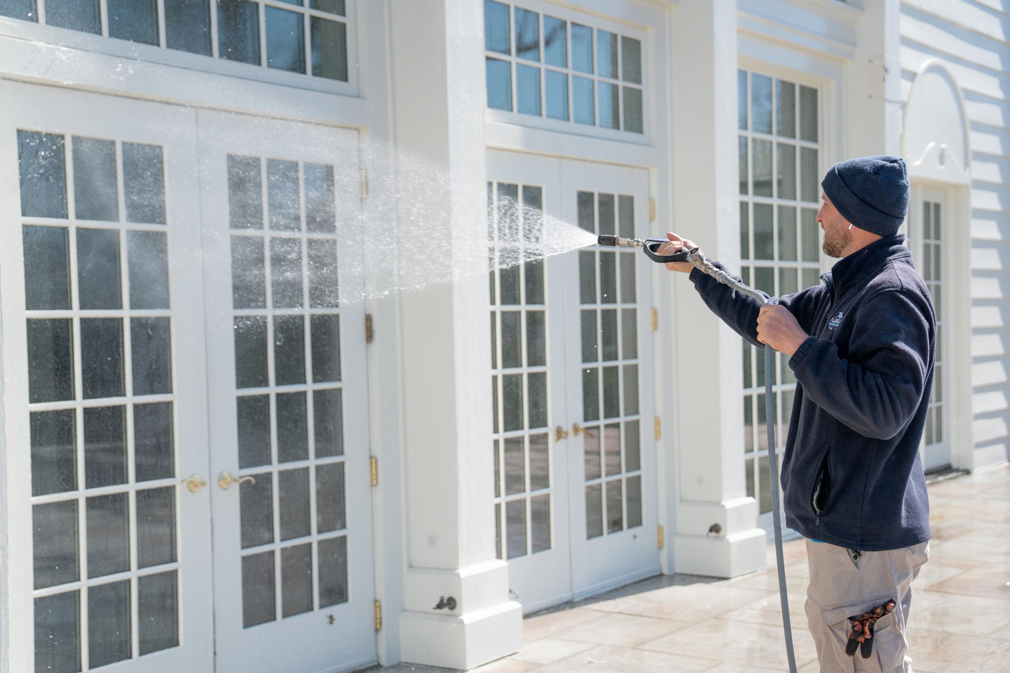 Power washing detail